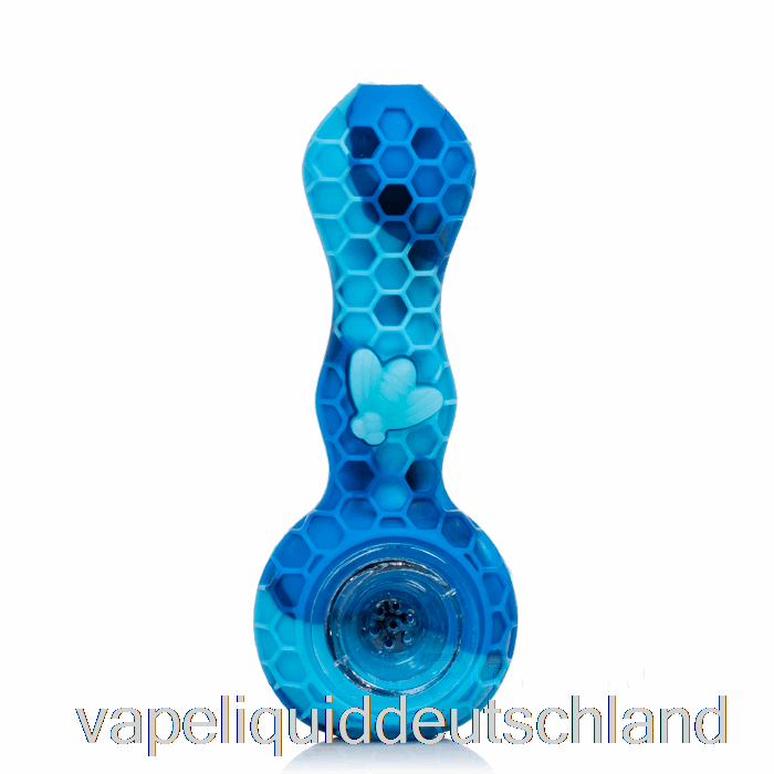 Stratus Bee Silikonlöffel Marmorblau (Babyblau / Blau) Vape-Flüssigkeit